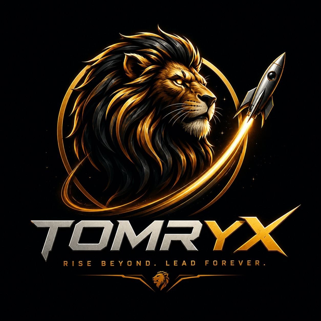 TOMRYX lion emblem